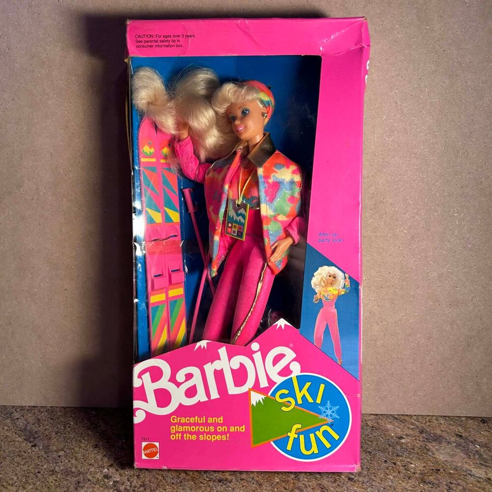 Mattel 1991 “Ski Fun” Barbie Doll *NEW*